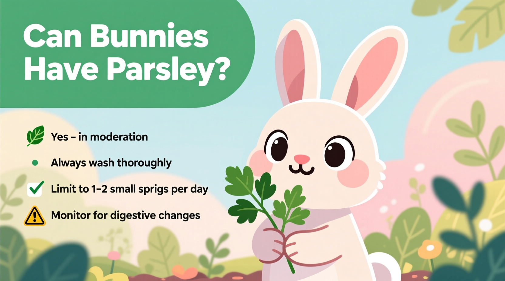 Can Rabbits Eat Parsley? Safe Guide | TheHomeSprouts