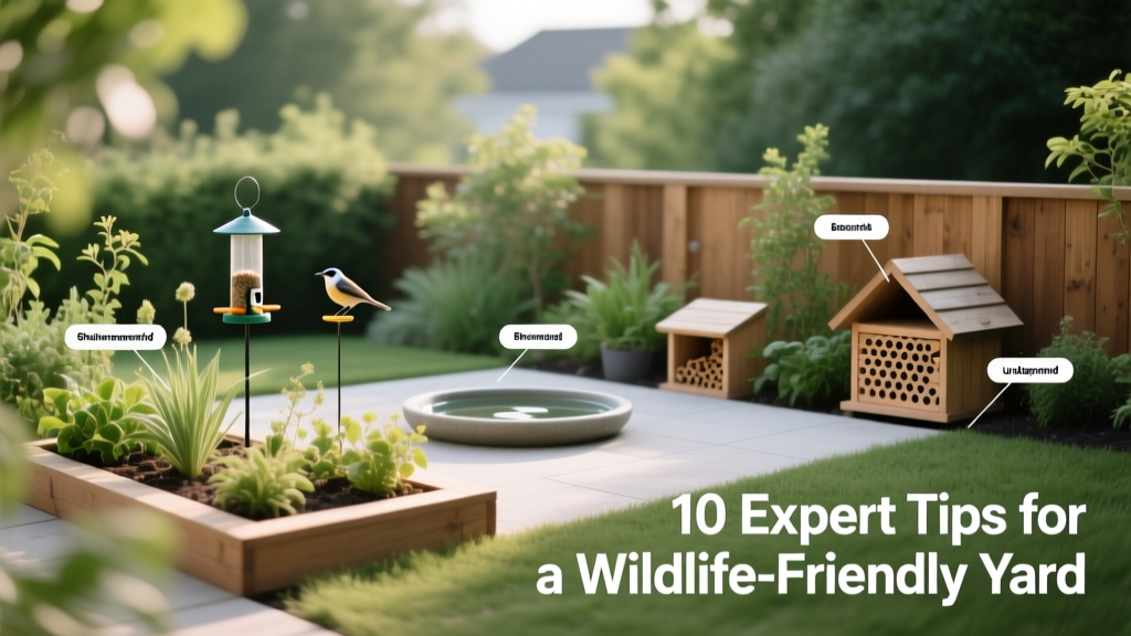 Wildlife Friendly Yard: Practical Tips for Backyards