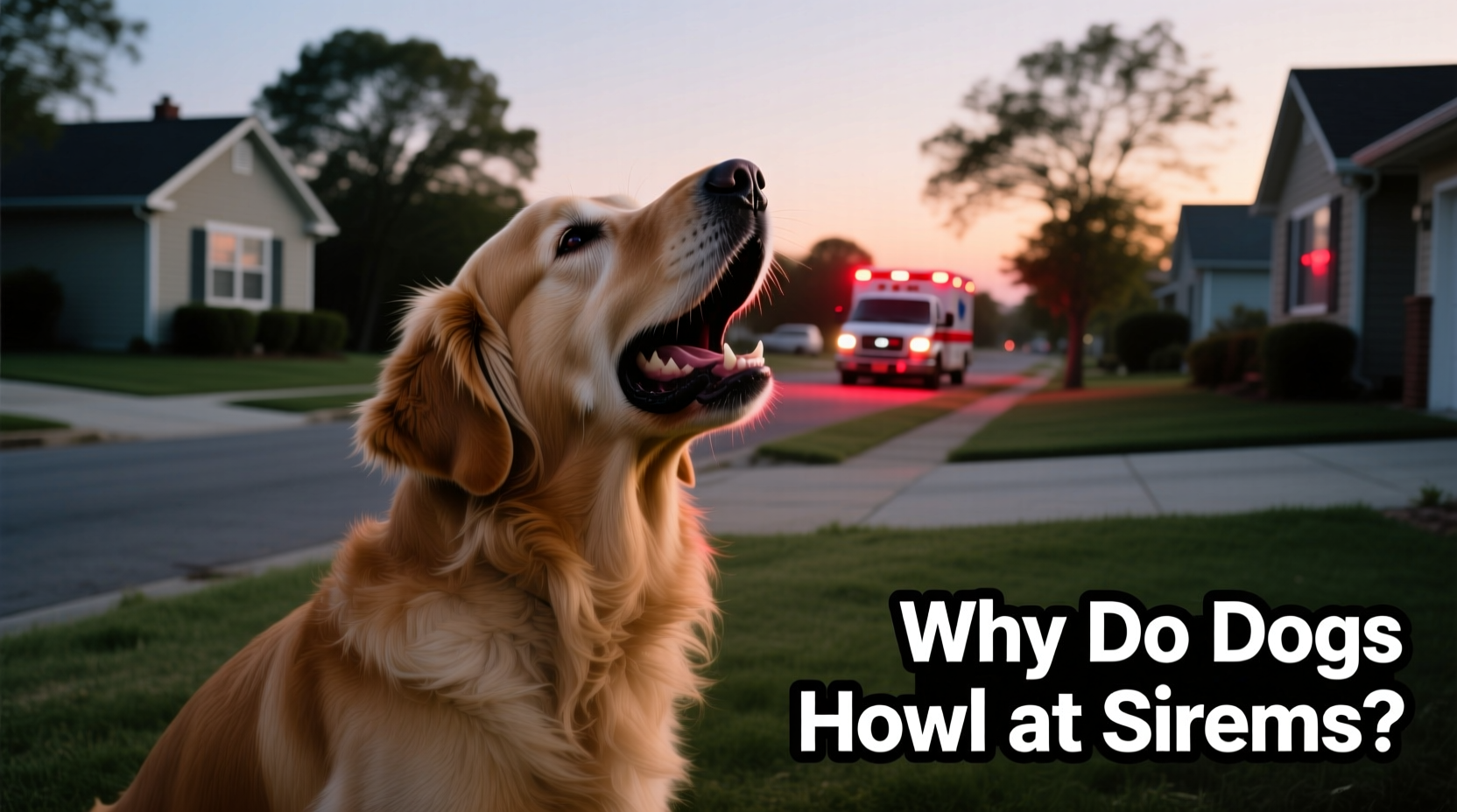 why does my dog howl at sirens and should i discourage the behavior