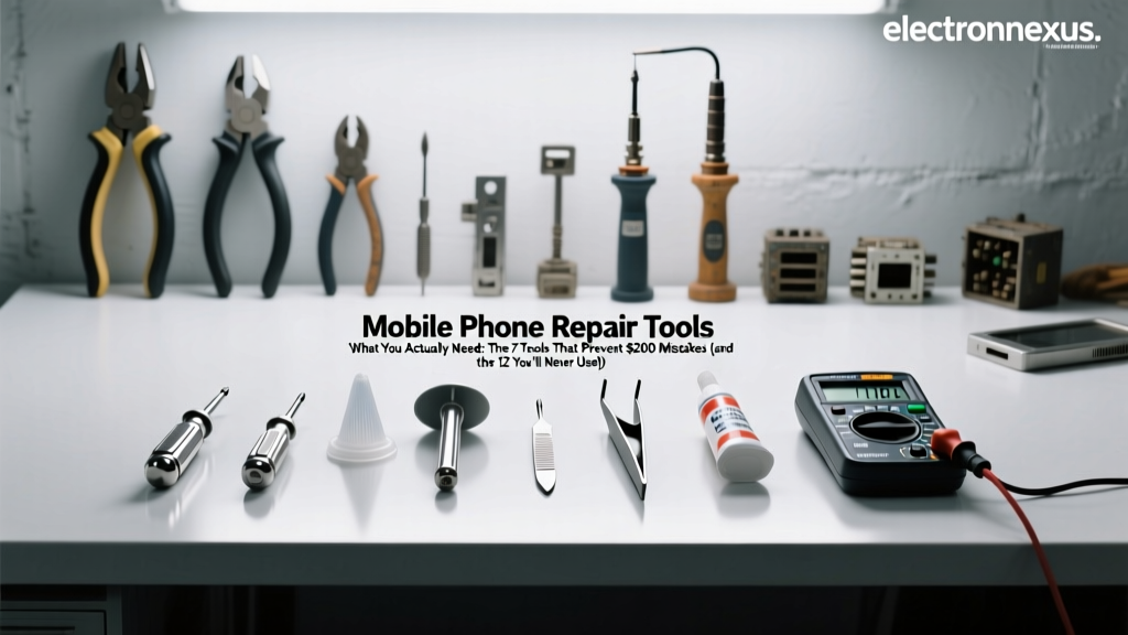 Mobile Phone Repair Tools What You Actually Need: The 7 Tools That Prevent $200 Mistakes (and the 12 You’ll Never Use)