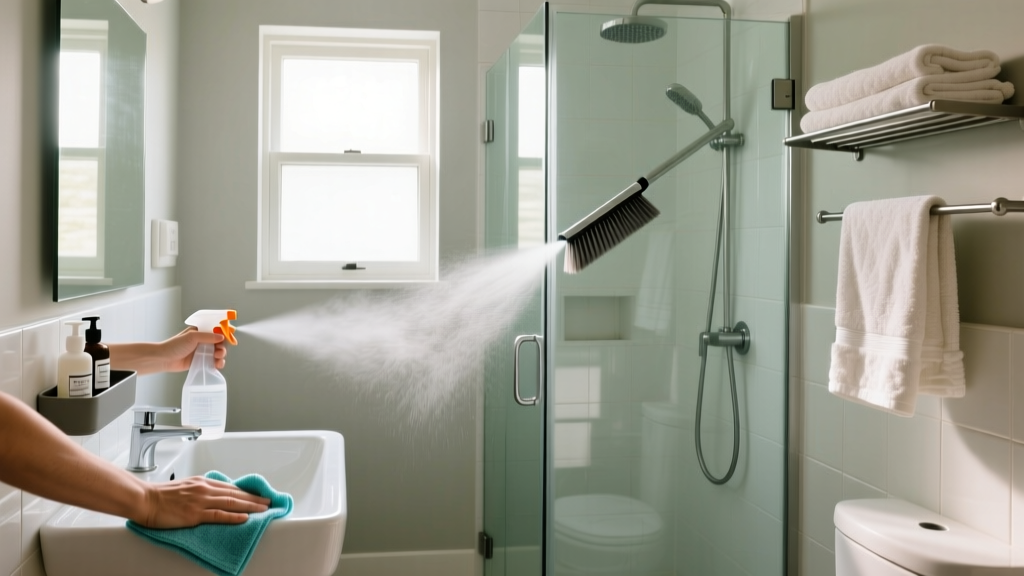 25 Proven Small Bathroom Cleaning Tips For Tiny Spaces