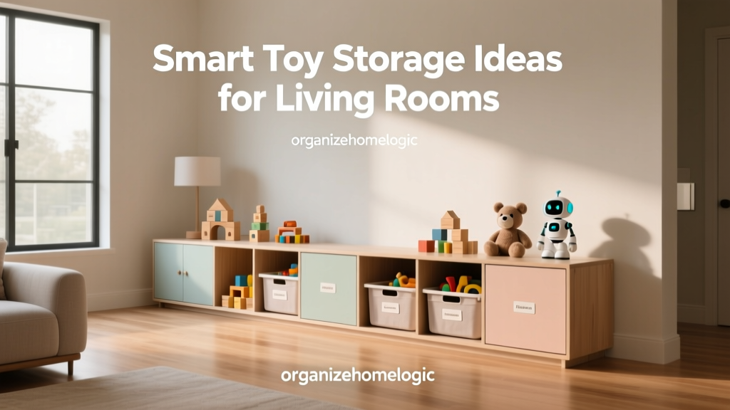 Smart Toy Storage Ideas for Living Rooms