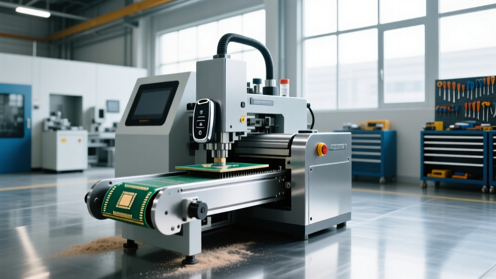 Chip Conveyor Systems for the Car Key Cutting Machine Tool