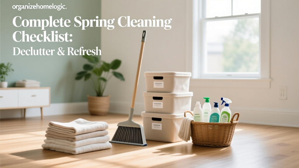 Complete Spring Cleaning Checklist: Declutter & Refresh