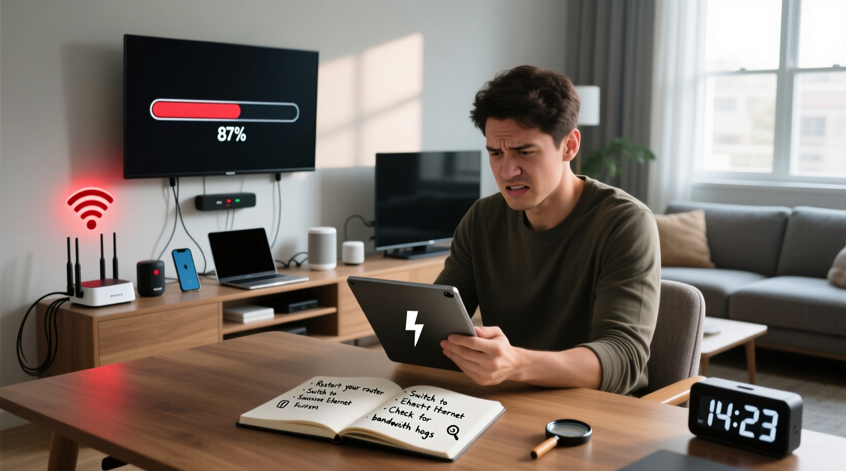 top 10 ways to deal with a slow internet connection