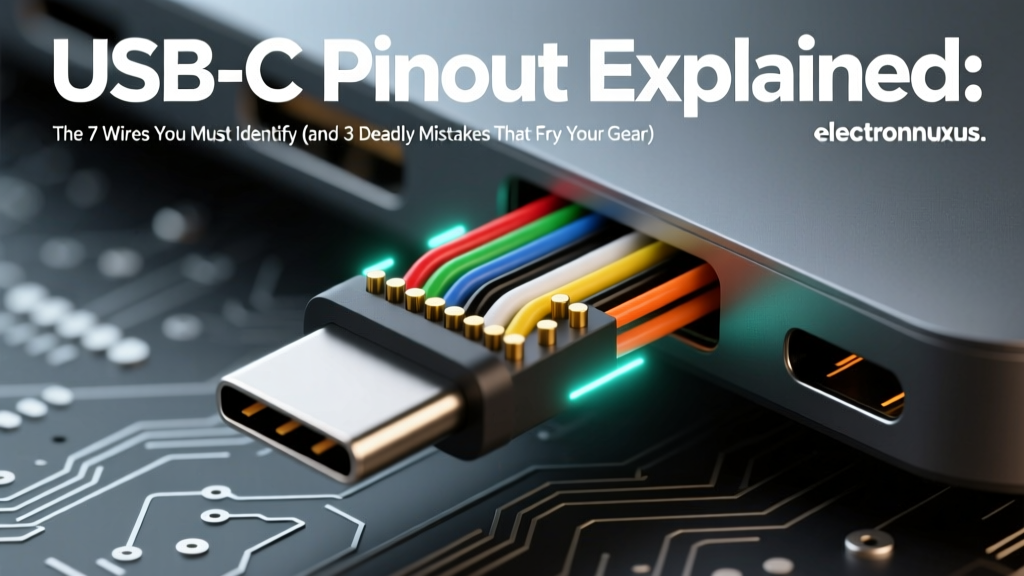 USB-C Pinout Explained: The 7 Wires You Must Identify (and 3 Deadly Mistakes That Fry Your Gear)