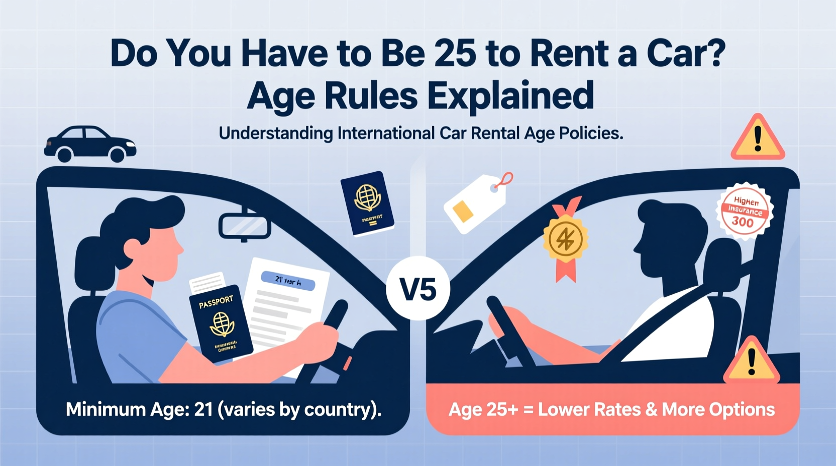 do you have to be 25 to rent a car