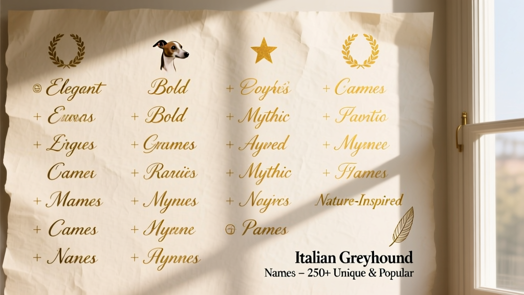 250+ Popular & Unique Italian Greyhound Names