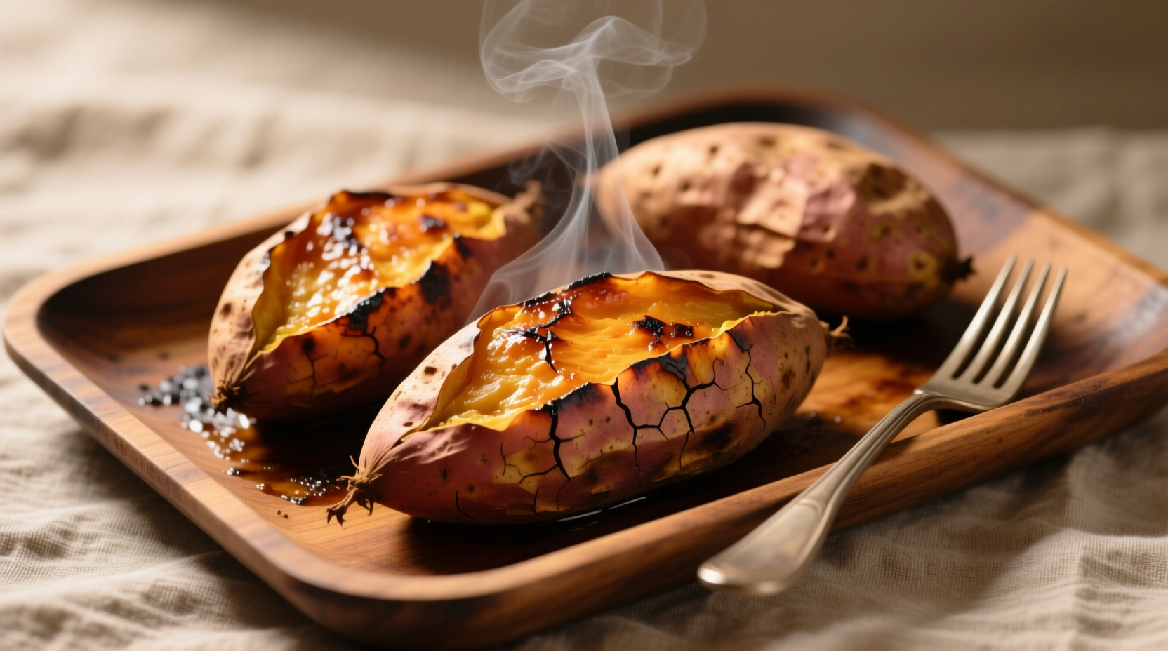 dont pierce your sweet potatoes before roasting them