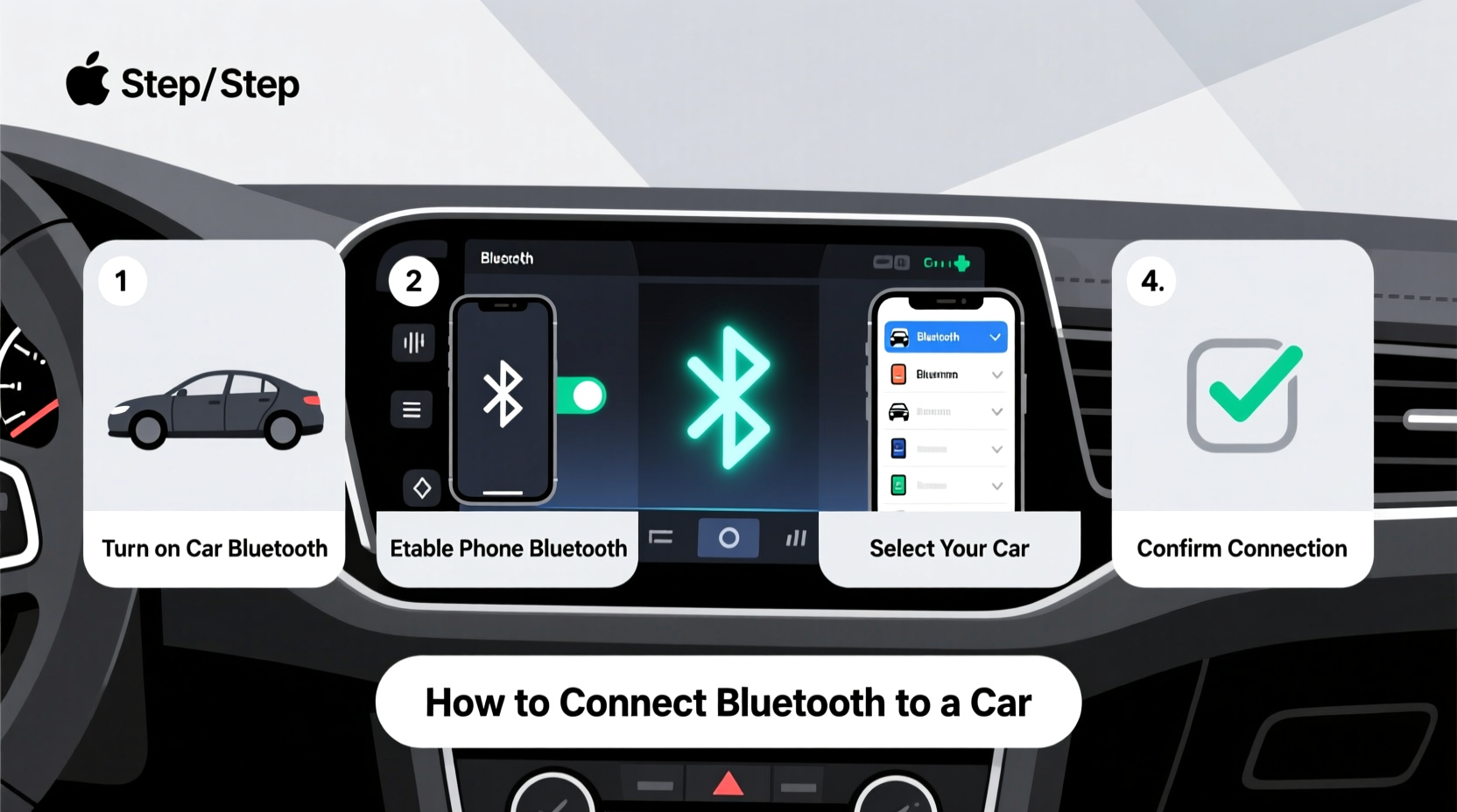 how do you connect bluetooth to a car