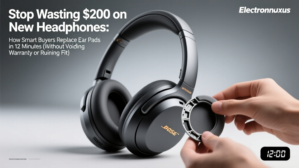 Stop Wasting $200 on New Headphones: How Smart Buyers Replace Ear Pads in 12 Minutes (Without Voiding Warranty or Ruining Fit)