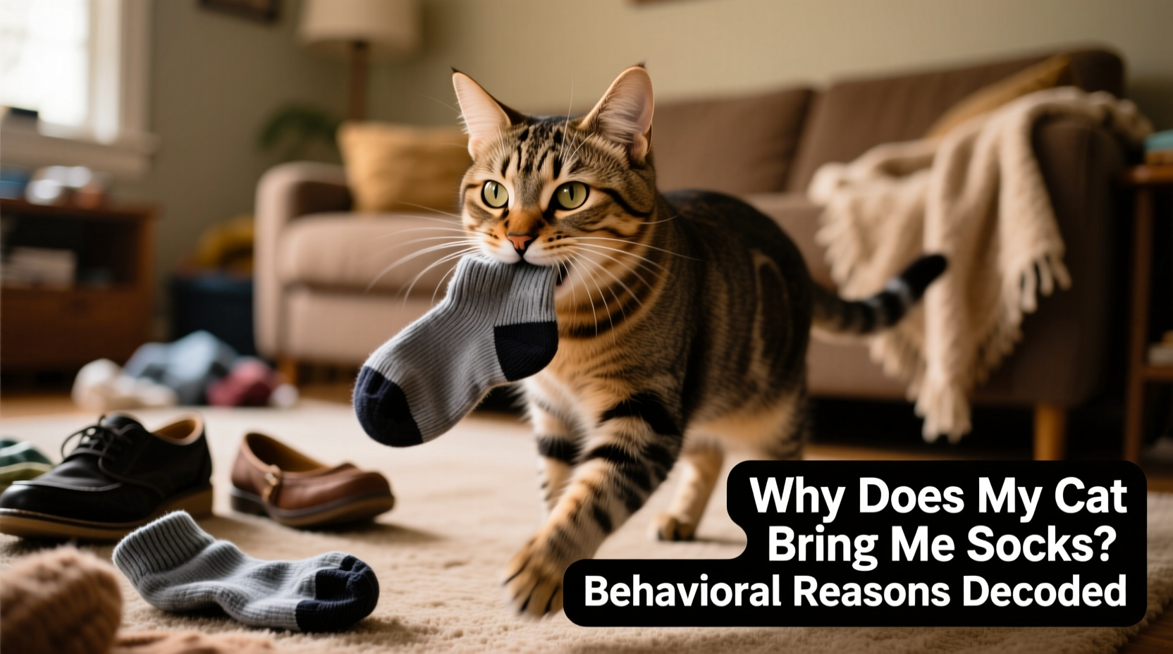 why does my cat bring me socks behavioral reasons decoded
