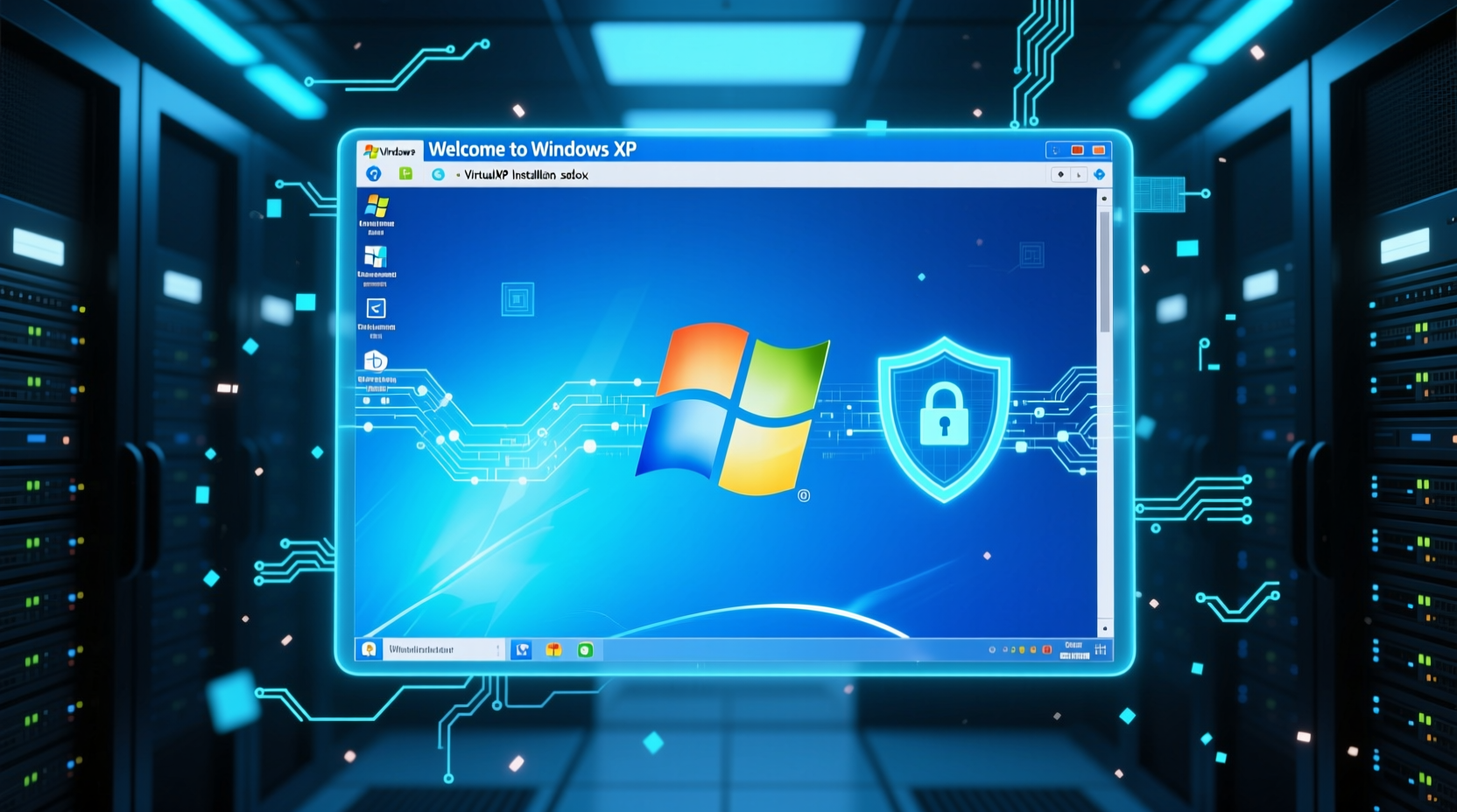 virtualxp runs your old xp installation safely in windo