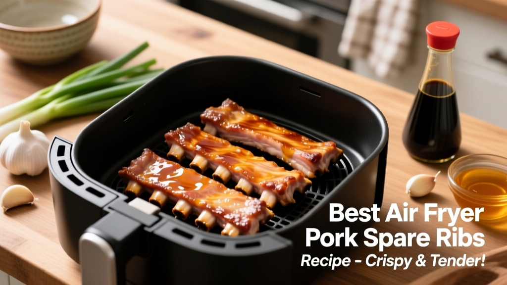 Best Air Fryer Pork Spare Ribs Recipe (Crispy & Tender)