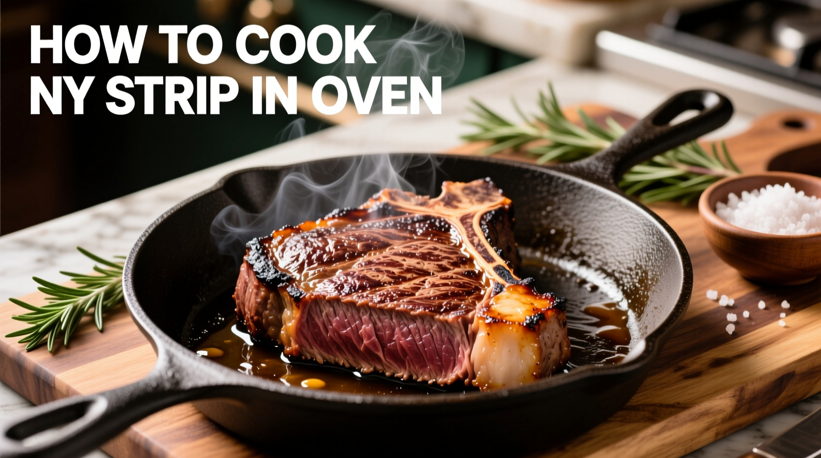 how to cook ny strip in oven