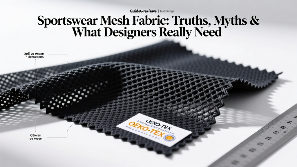 Sportswear Mesh Fabric: Truths, Myths & What Designers Really Need