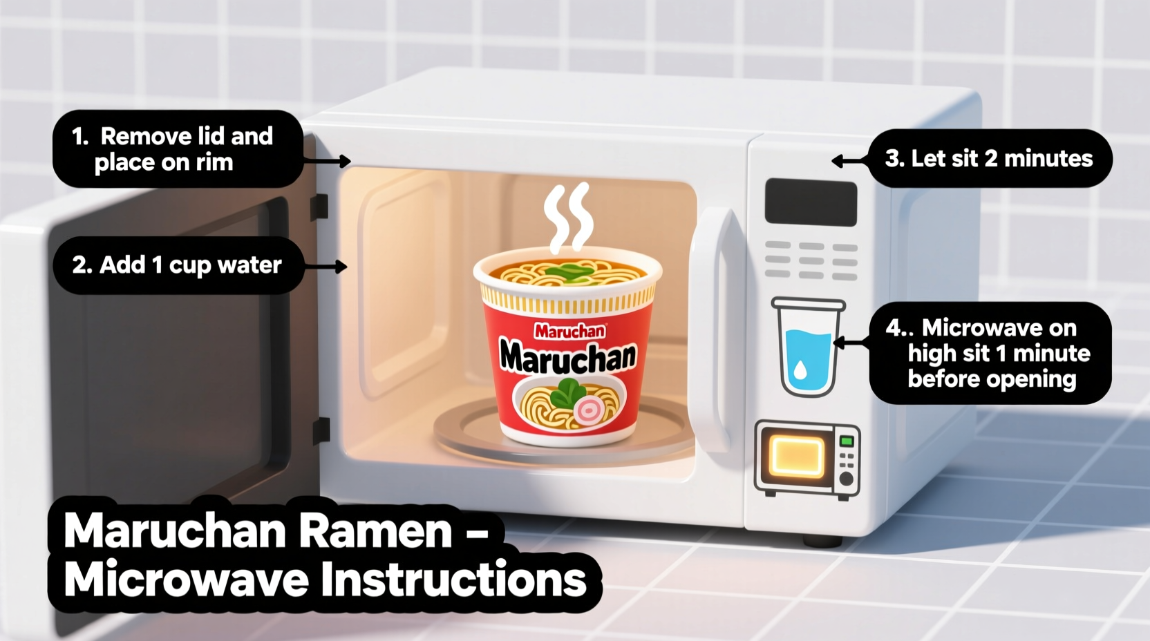 how to cook maruchan ramen in microwave