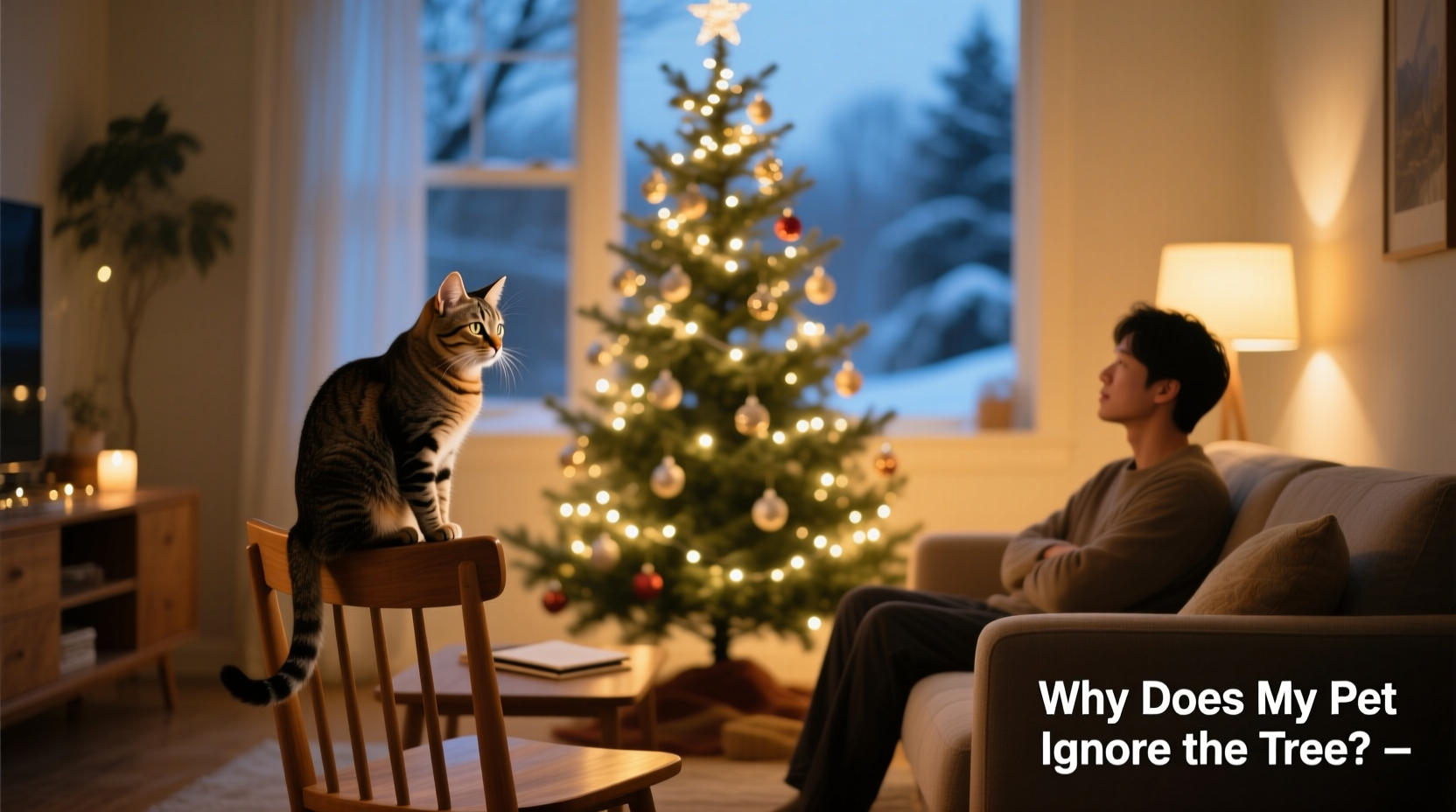 why does my pet ignore the christmas tree until i sit under it behavioral insights and gentle redirection