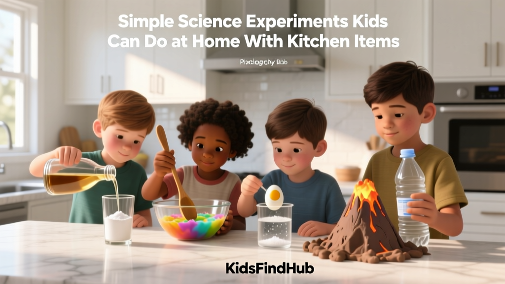 Simple Science Experiments Kids Can Do at Home With Kitchen Items