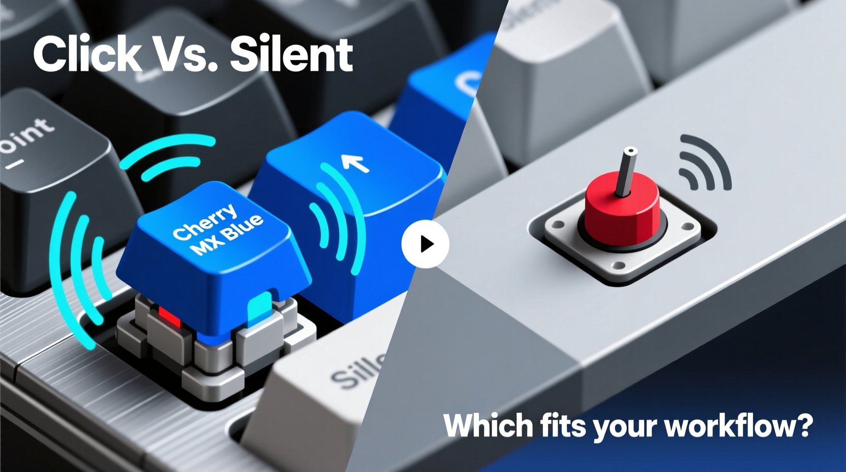 is mechanical keyboard click worth the noise or are silent switches better