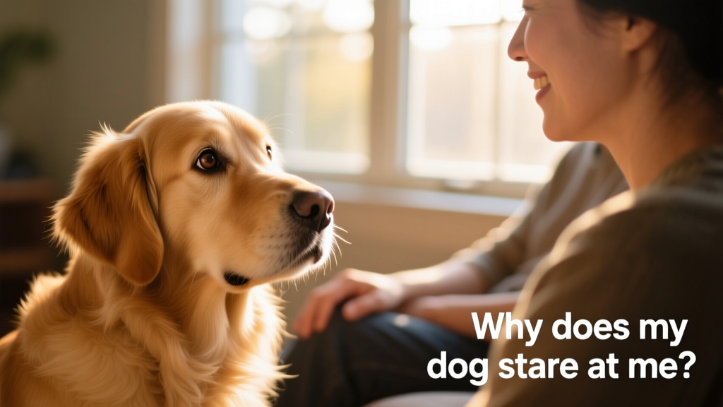 Why does my dog stare at me?
