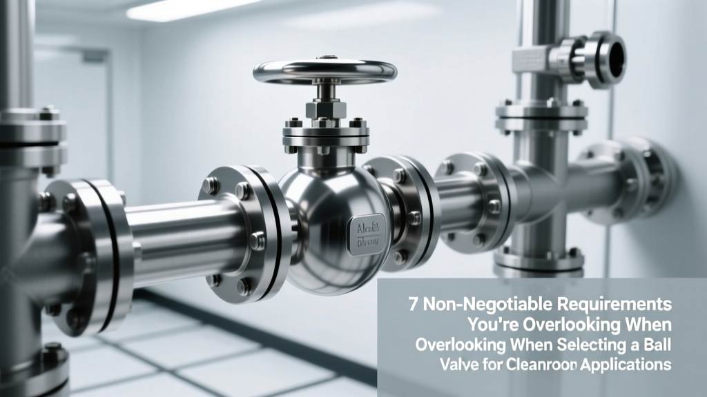 7 Cleanroom Ball Valve Requirements You Can't Skip