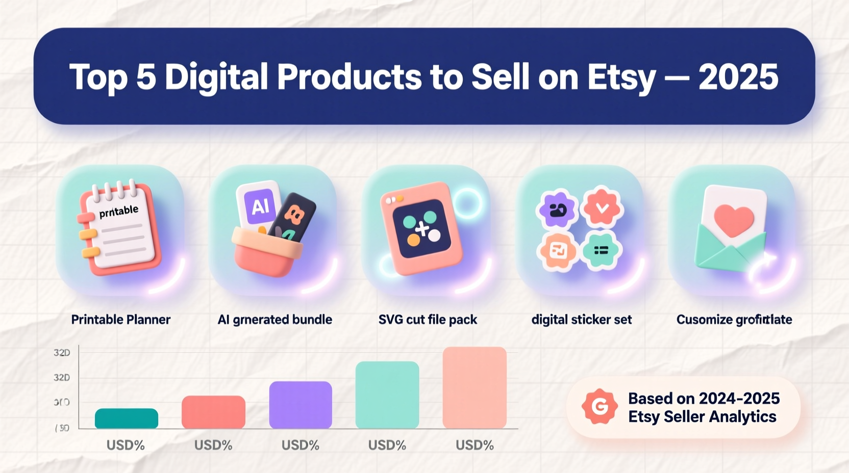 best digital products to sell on etsy
