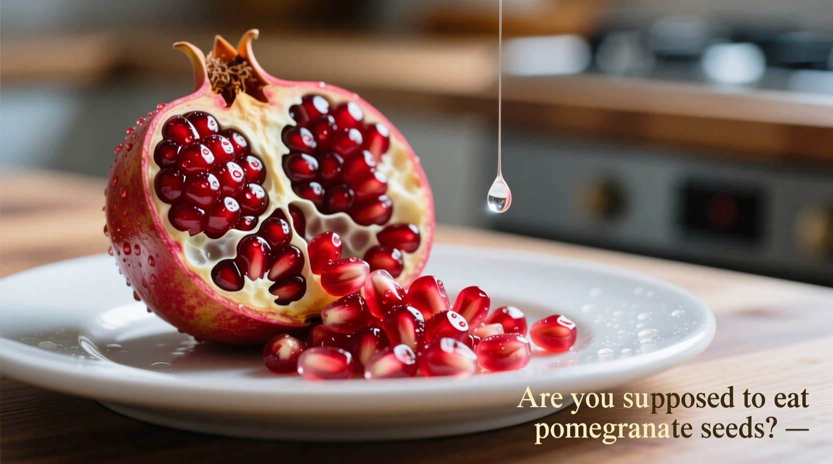 are you supposed to eat pomegranate seeds
