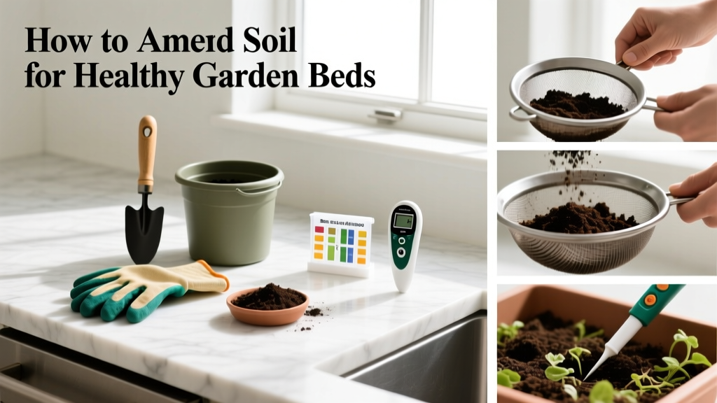 How to Amend Soil for Healthy Garden Beds