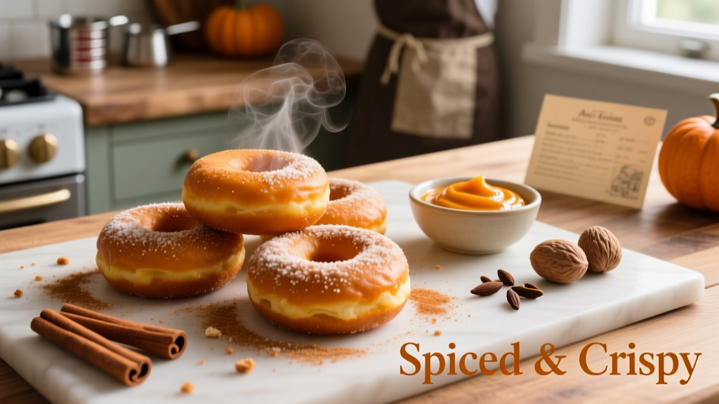 Air Fried Pumpkin Donuts: Crispy, Spiced & Oil-Light