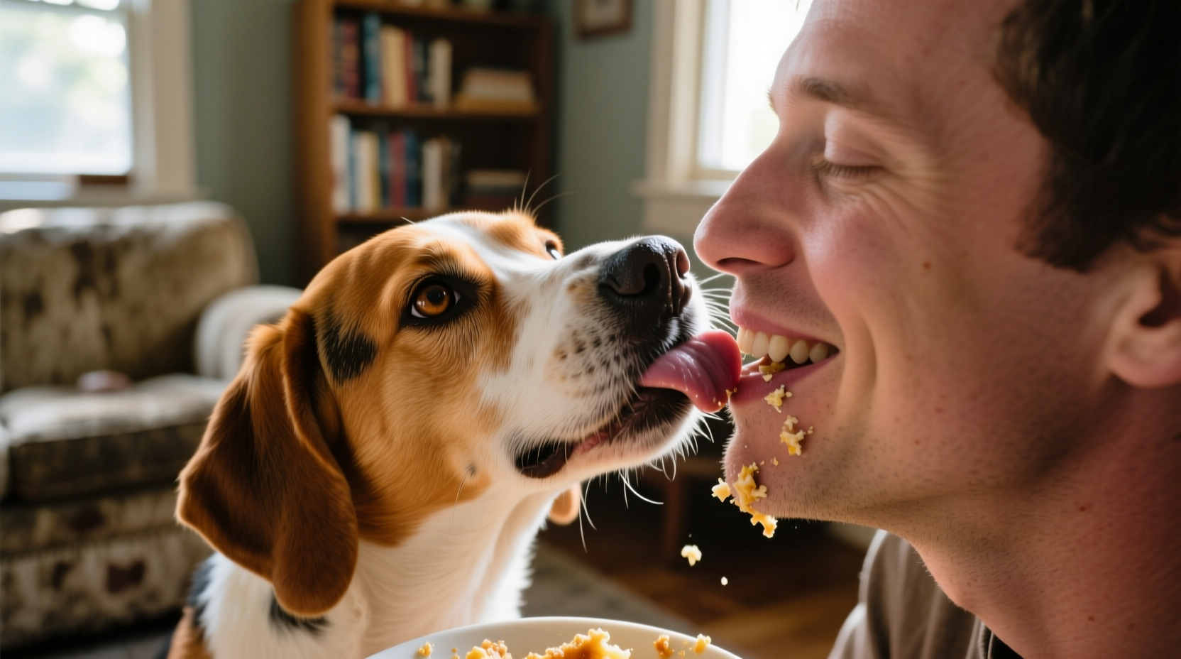 why does my dog lick my face after i eat odd habit or sign of affection