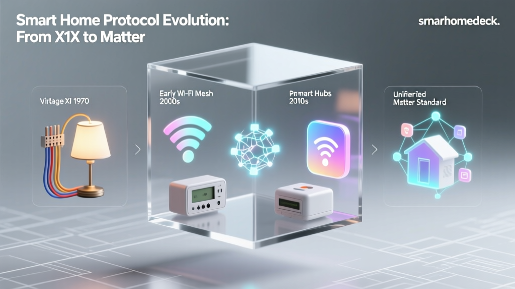 Smart Home Protocol Evolution: From X10 to Matter