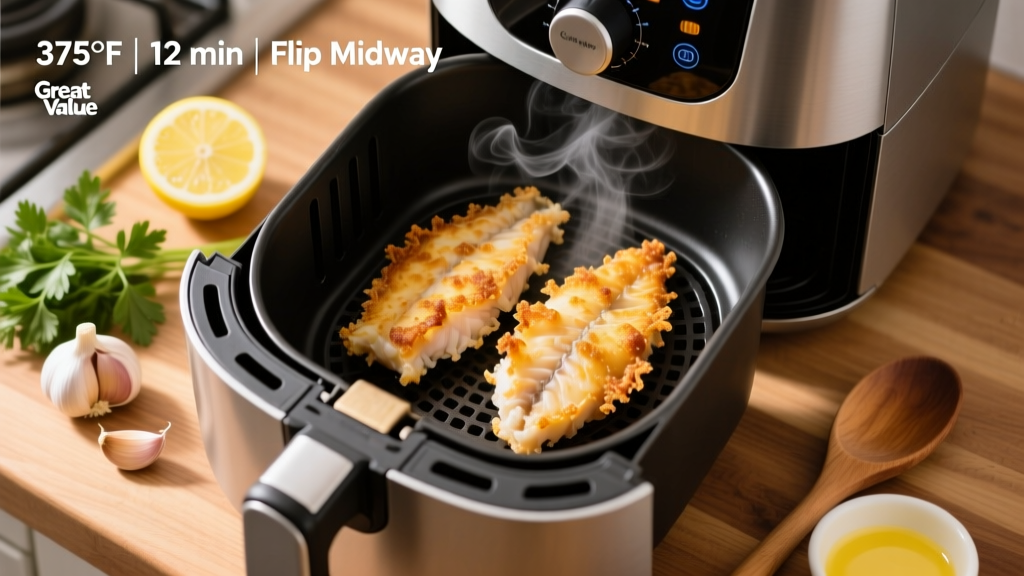 Great Value Frozen Fish Fillets Air Fryer Time
