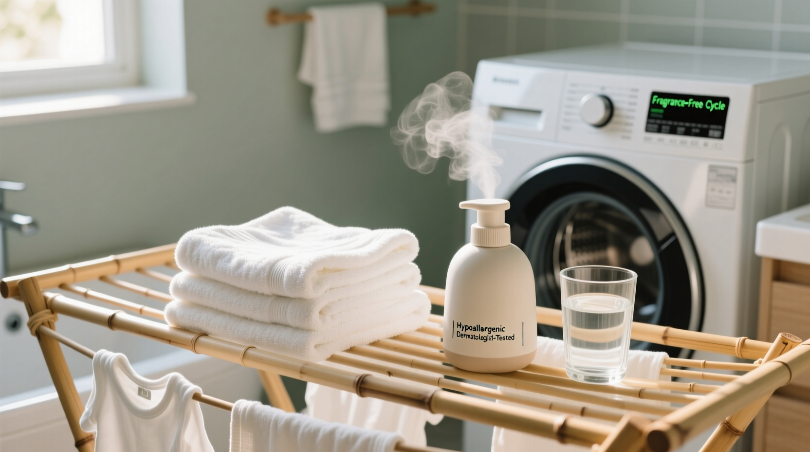 fragrance free laundry routine for sensitive skin