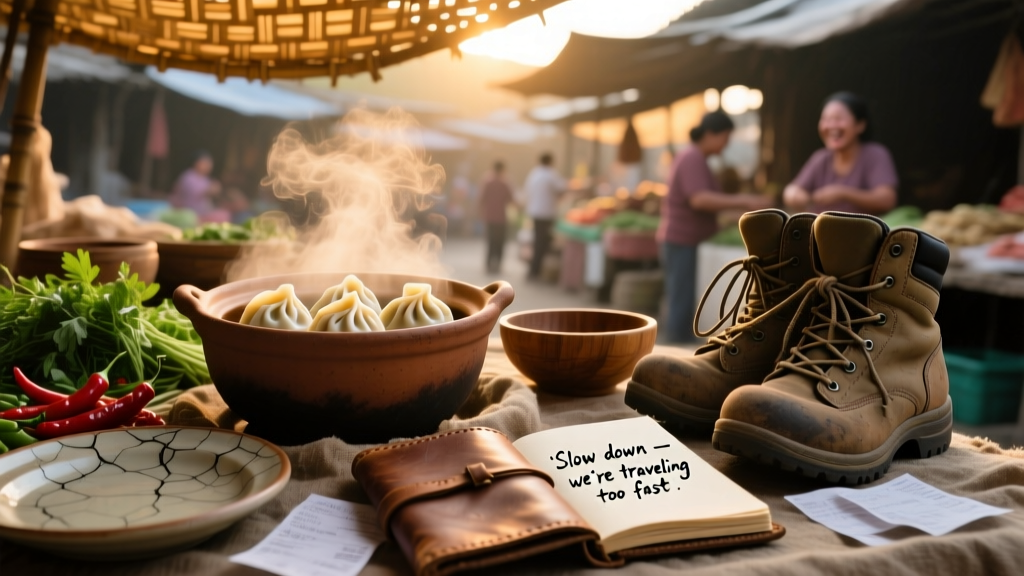 Slowing Down Because We're Traveling Too Fast: How Culinary Rhythm Rebuilds Connection and Meaning