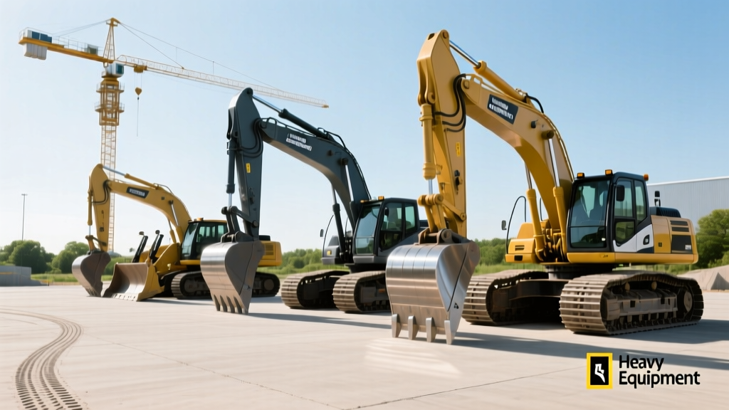 Heavy Equipment Logo PNG Assets for Renewable Fleet Documentation