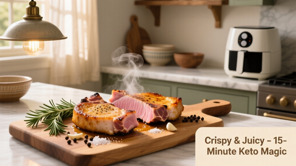 Keto Air Fried Pork Chops: Crispy, Juicy & Low-Carb