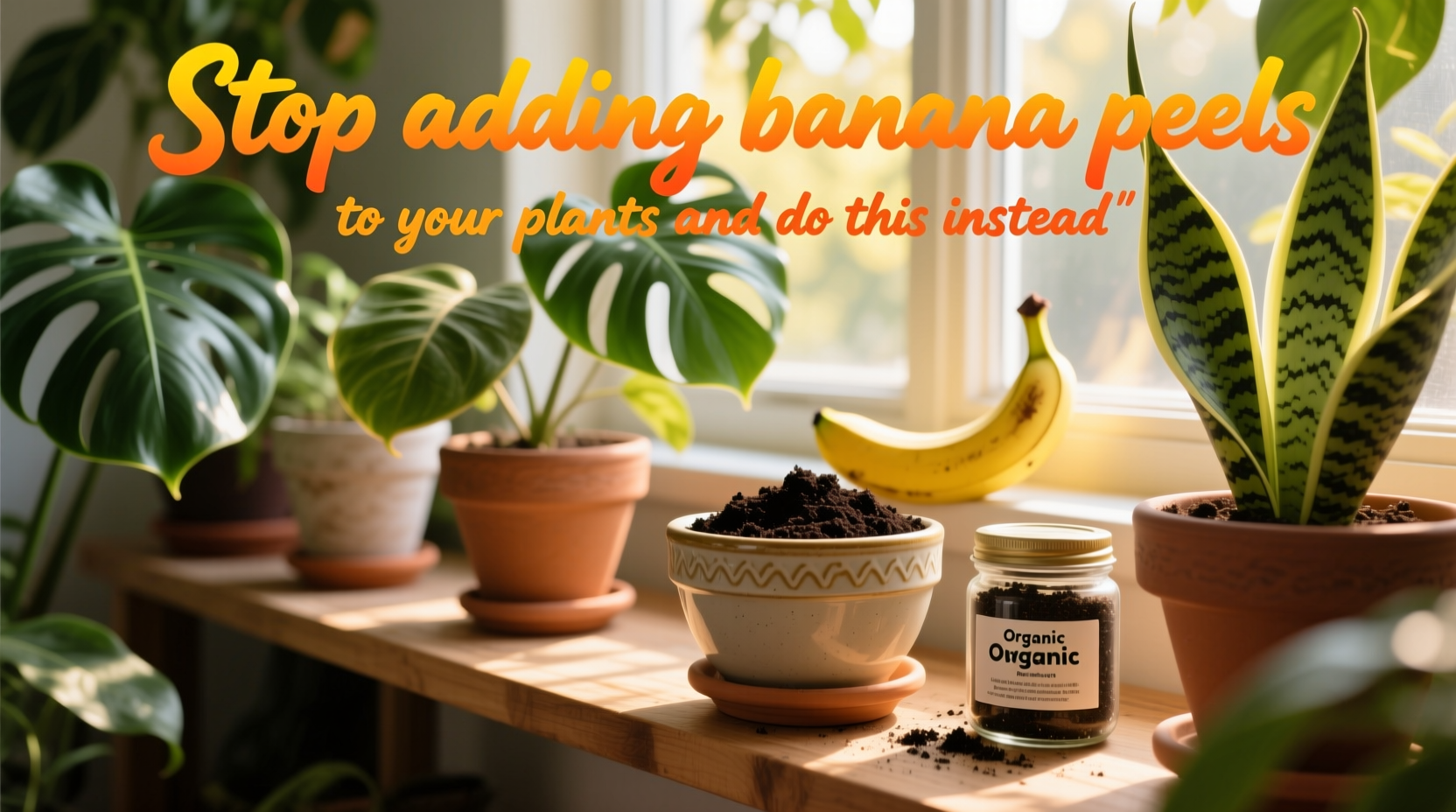 stop adding banana peels to your plants and do this in