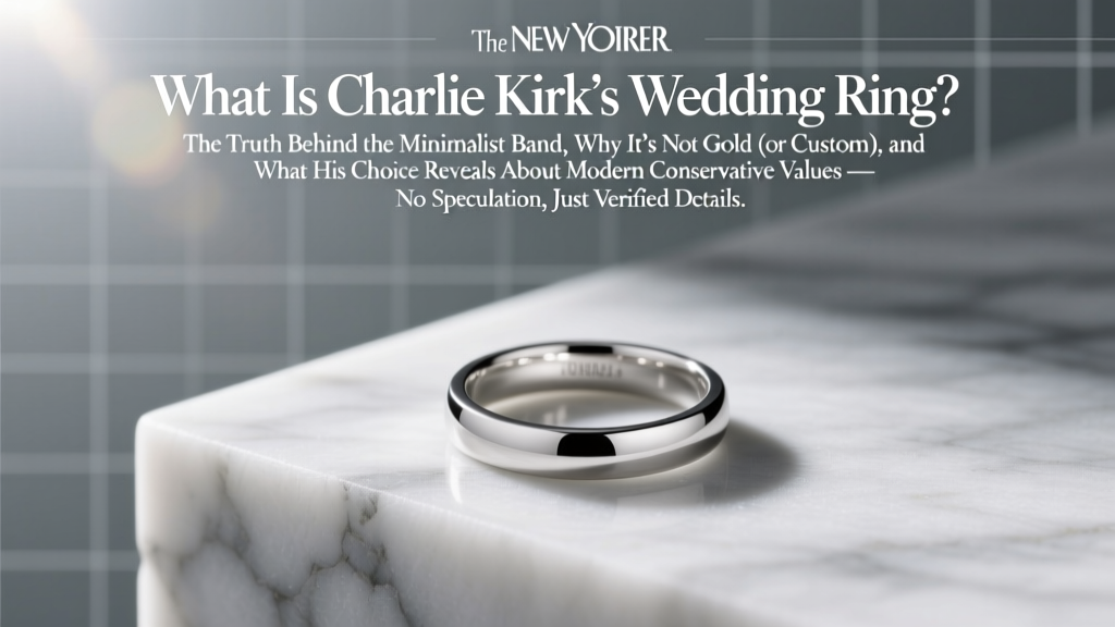 Charlie Kirk’s Wedding Ring: Truth & Meaning (2026)