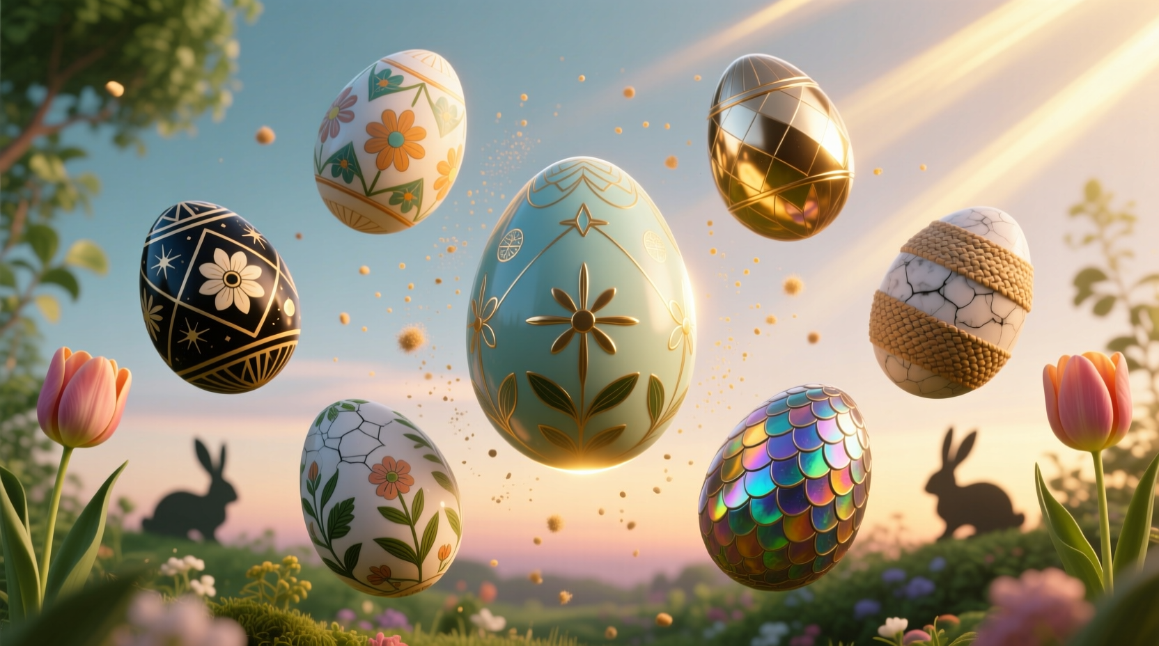 seven last minute techniques for stunning easter eggs