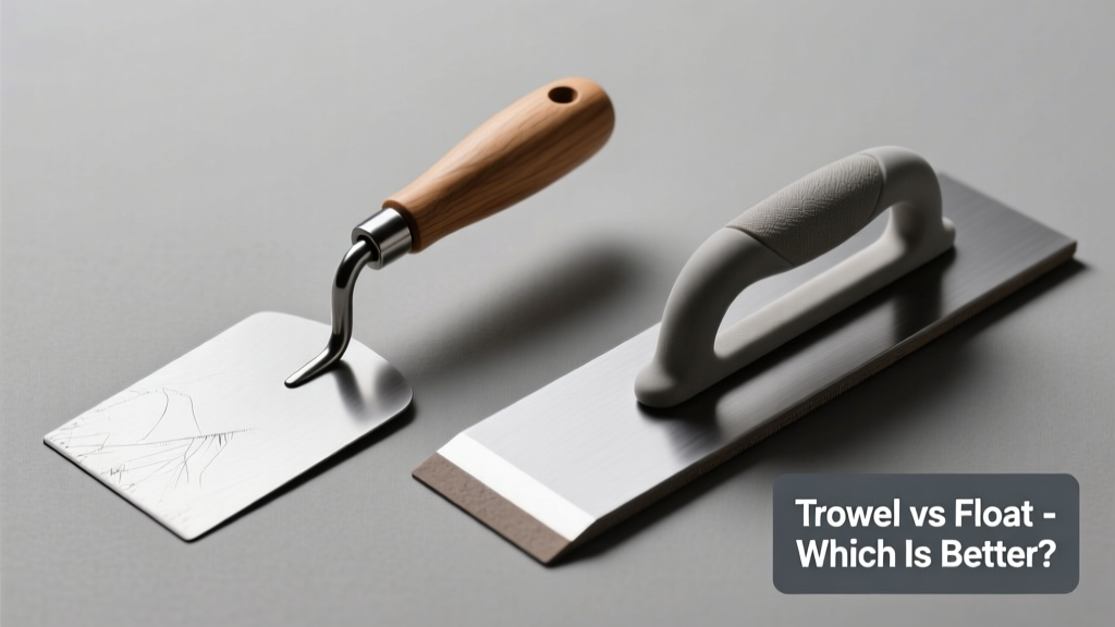 Trowel vs Float: Which Is Better for Concrete Finishing?
