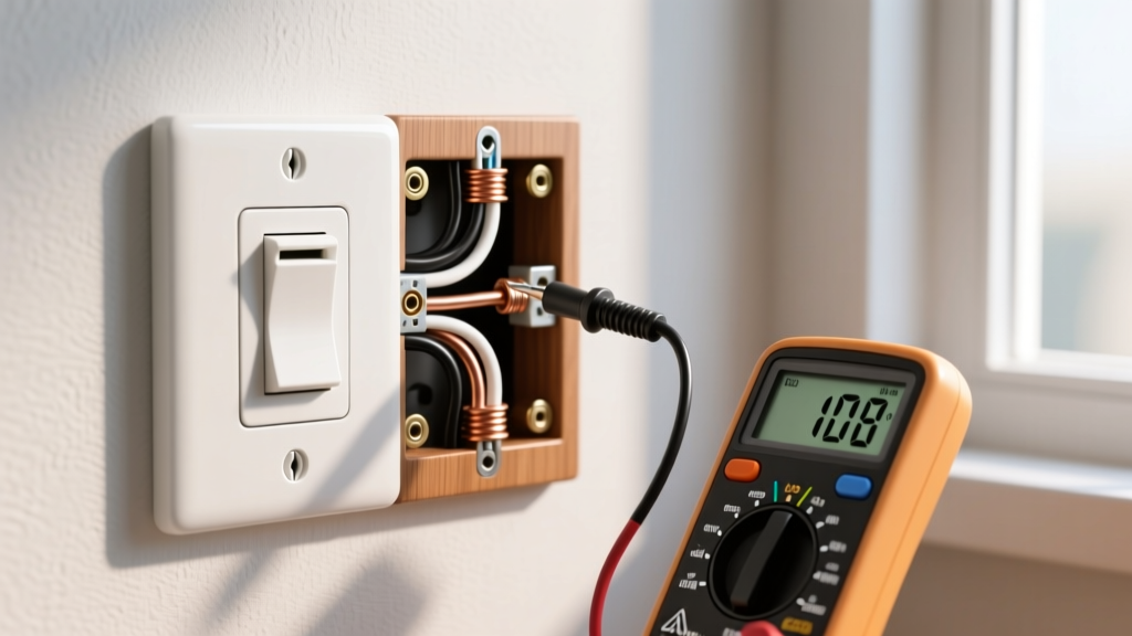 Inspecting Basic Electrical Wiring Light Switch Connections