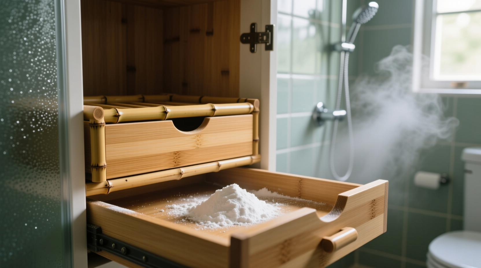 baking soda bamboo drawer organizers