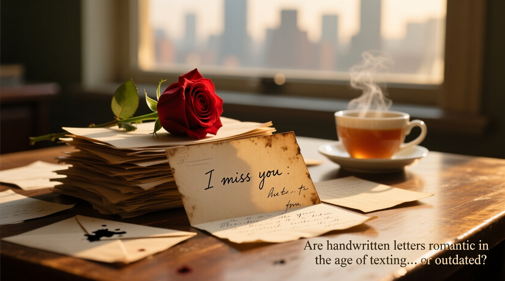 are handwritten letters romantic in the age of texting or outdated