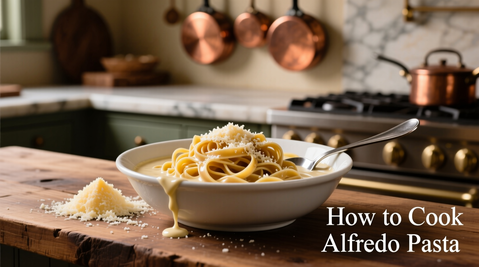 how to cook alfredo pasta