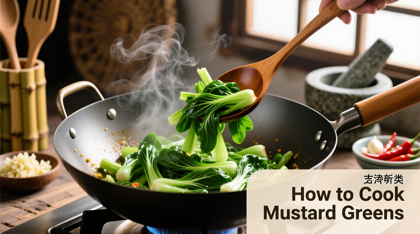 how do you cook mustard greens