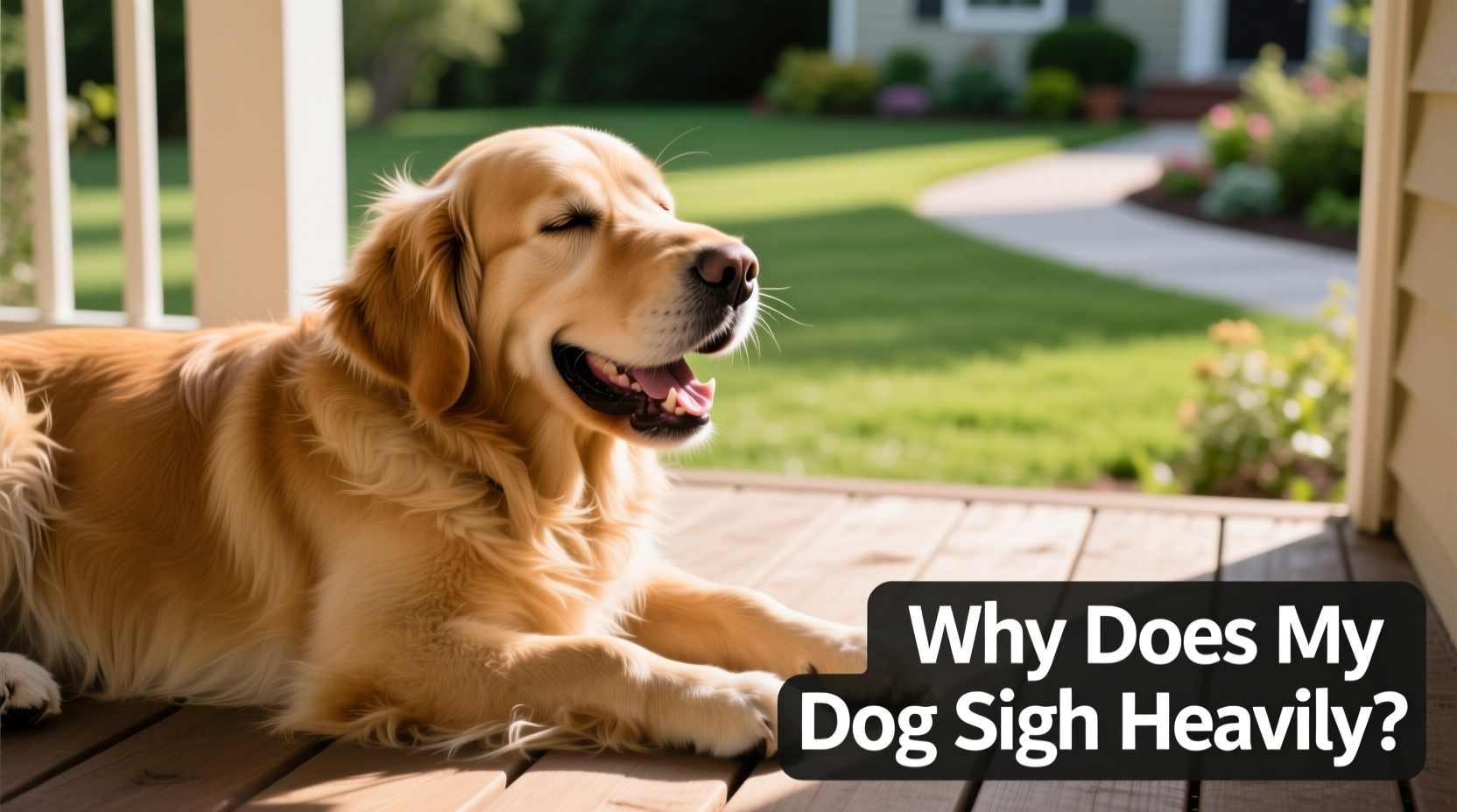 why does my dog sigh heavily understanding canine vocalizations
