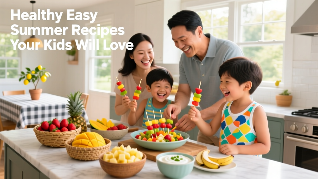 Healthy Easy Summer Recipes Your Kids Will Love — No Sneaky Spinach, Just Real Flavor & Nutrition