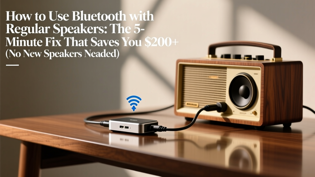 How to Use Bluetooth with Regular Speakers (2026)
