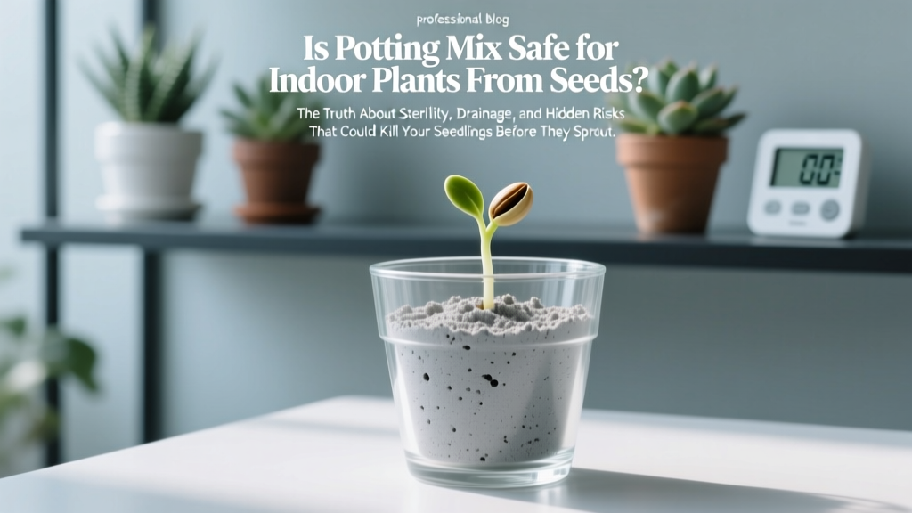 Is Potting Mix Safe for Indoor Seed Starting?
